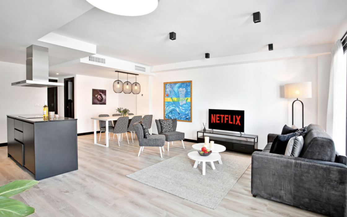 Новая квартира в Михасе с 4 спальнями и видом на море