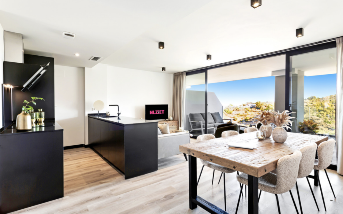 Новая квартира в Михасе с 4 спальнями и видом на море