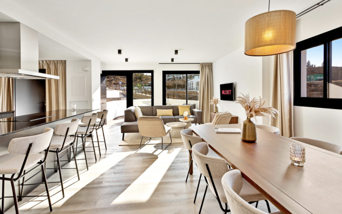 Новая квартира в Михасе с 4 спальнями и видом на море