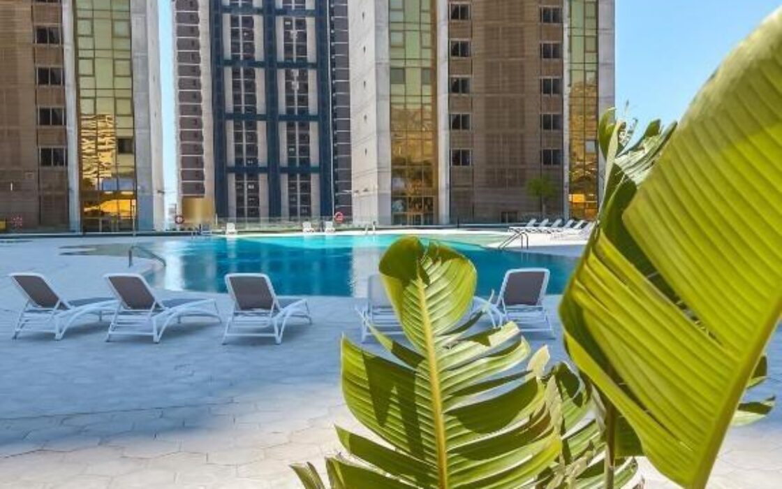 Апартаменты с видом на море в Бенидорме 95 кв.м 2 спальни