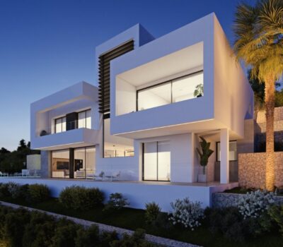 Будинок в Альтеа 505 кв.м, 4 спальні, новий, вид на море