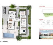 Одноетажні вілли з басейном у Мурсії, 3 спальні