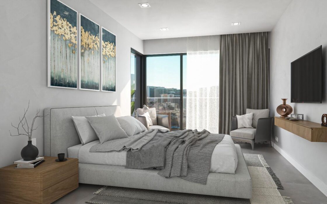 Новые дома в Бенидорме с террасой и паркингом 130 кв.м