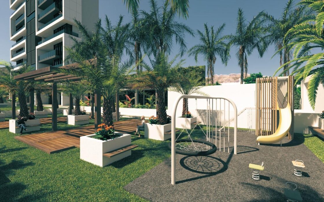 Новые дома в Бенидорме с террасой и паркингом 130 кв.м