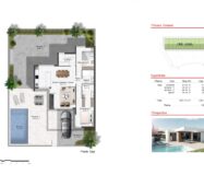 Одноетажні вілли в Мурсії на гольф-курорті з басейном