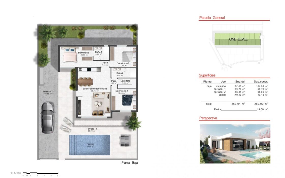 Вілли з басейном на гольф-курорті Альтона, Мурсія