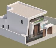 Нові вілли з терасою в Бенихофарі, 3 спальні, 135 кв.м