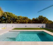 Новые виллы в Ла Нусии с террасой и бассейном 141 кв.м