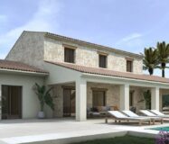 Нова вілла в Морайрі з видом на море та басейном