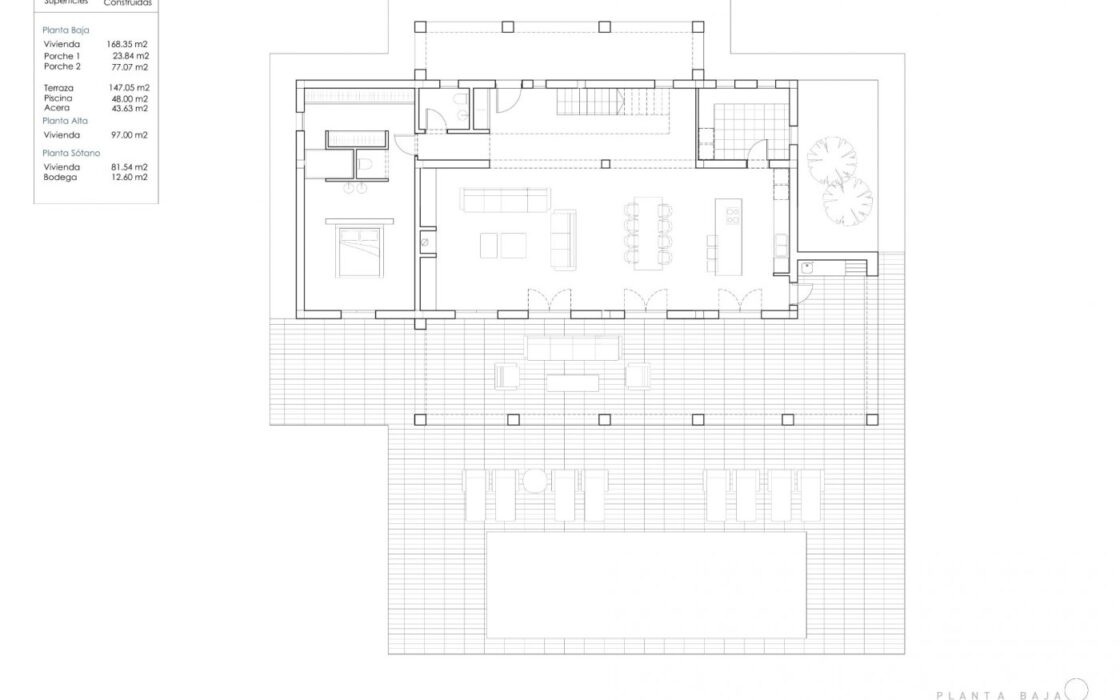 Нова вілла в Морайрі з видом на море та басейном