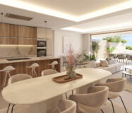 Квартира с террасой в Михас-Коста 3 комнаты 92 кв.м