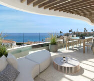 Квартира с террасой в Михас-Коста 3 комнаты 92 кв.м