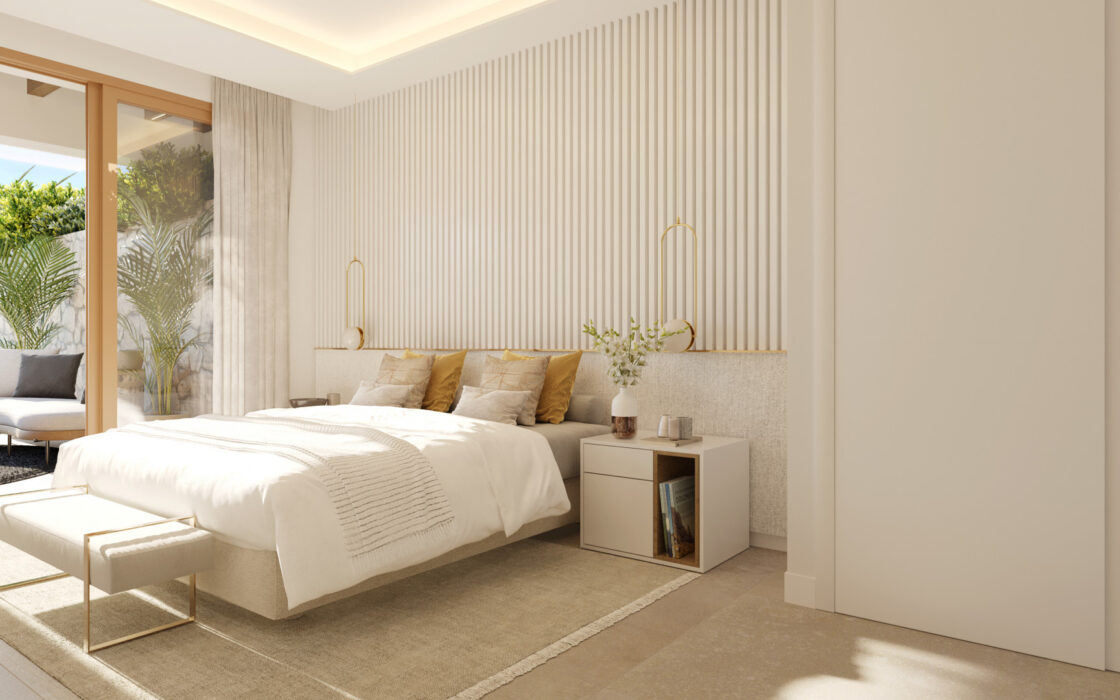 Квартира с террасой в Михас-Коста 3 комнаты 92 кв.м