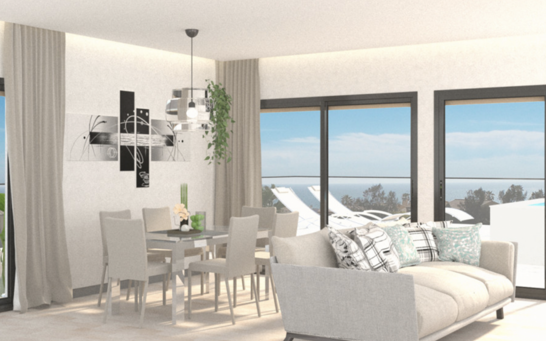 Новая квартира с террасой в Касаресе, 104 кв.м, 2 спальни