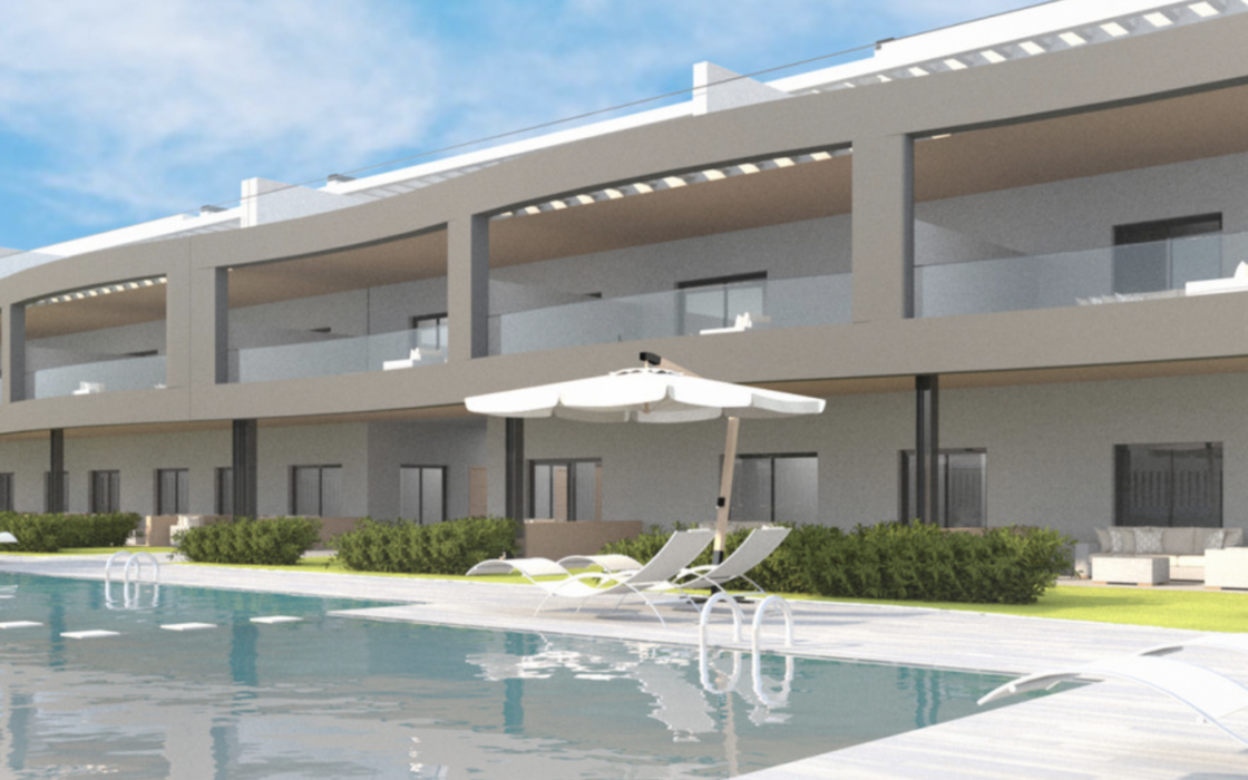 Новая квартира с террасой в Касаресе, 104 кв.м, 2 спальни