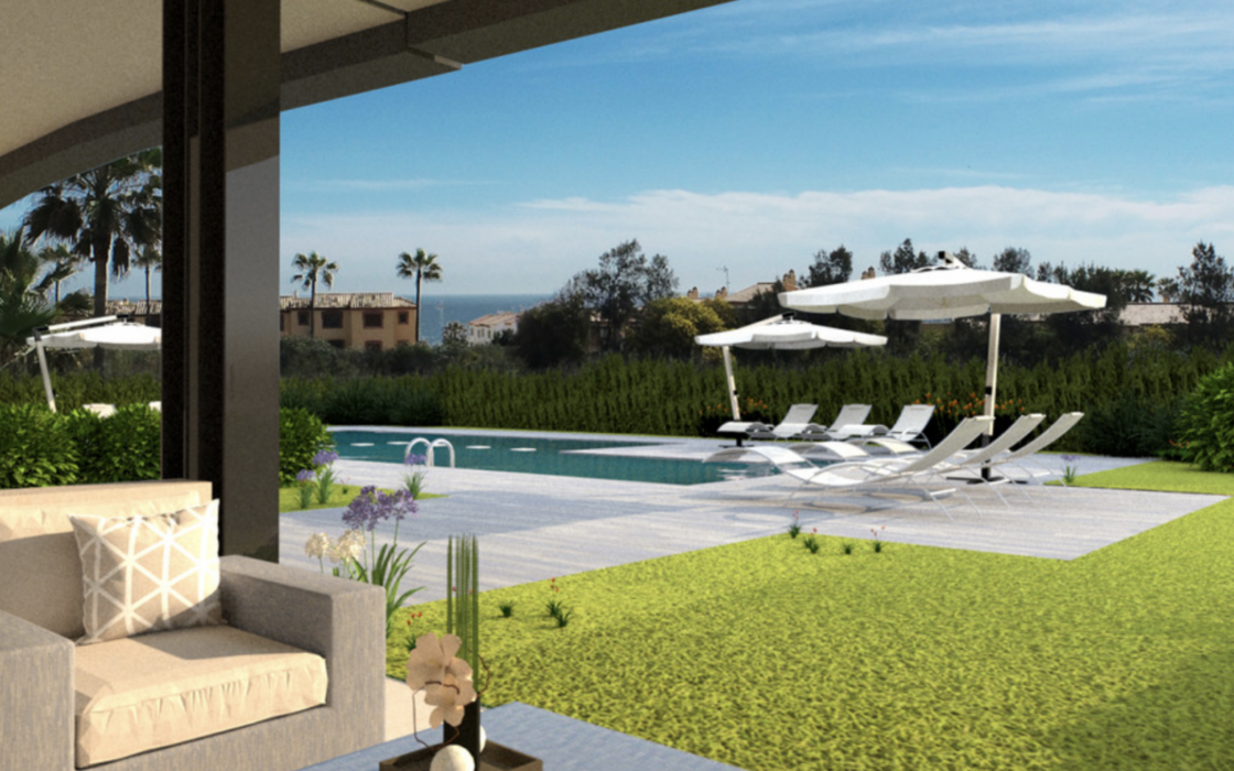 Новая квартира с террасой в Касаресе, 104 кв.м, 2 спальни