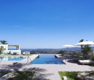 Новая квартира с террасой и двумя спальнями в Михас-Коста