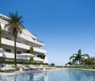 Новая квартира с террасой и двумя спальнями в Михас-Коста