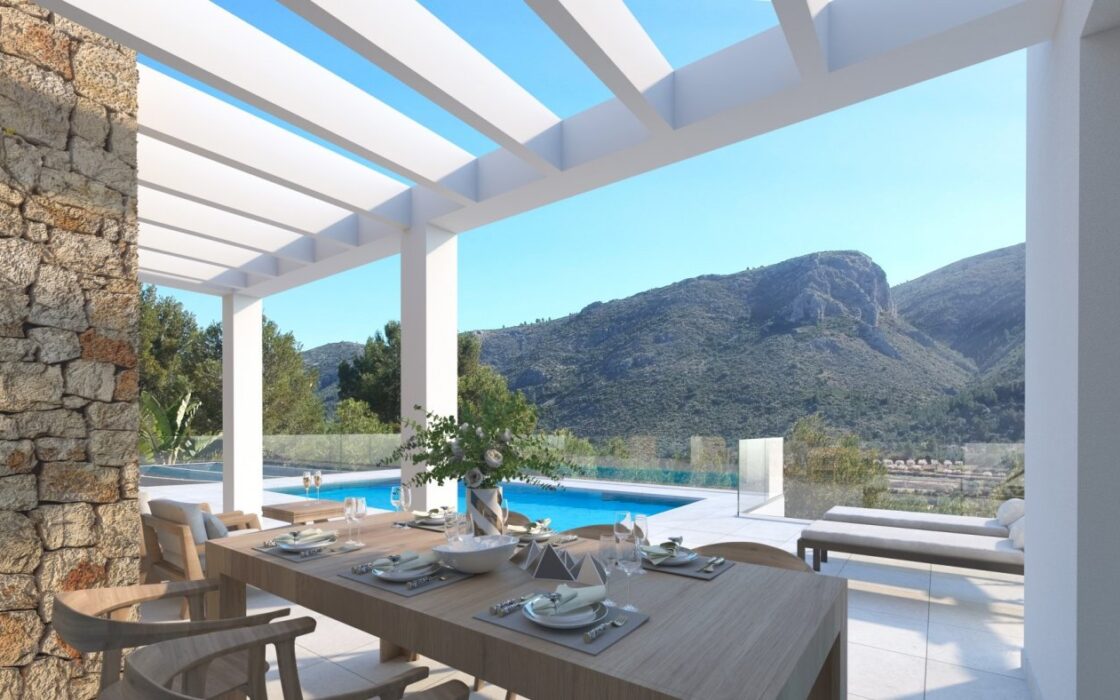 Вілла в Педрегере 139 кв.м з басейном та терасою в 10 км від моря