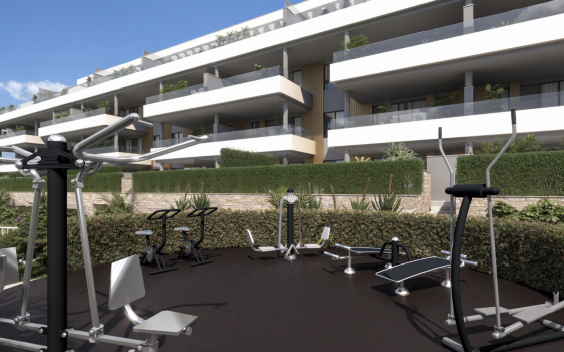 Новая квартира с двумя спальнями в Торремолиносе 112 кв.м у моря