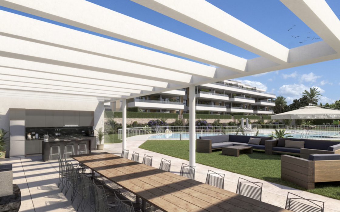 Новая квартира с двумя спальнями в Торремолиносе 112 кв.м у моря