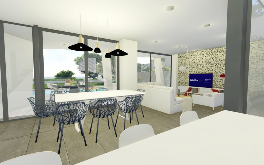 Будинок в Кальпе 279 кв.м з видом на море та басейном