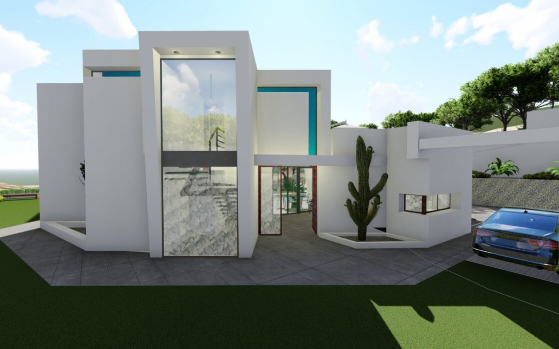 Будинок в Кальпе 279 кв.м з видом на море та басейном