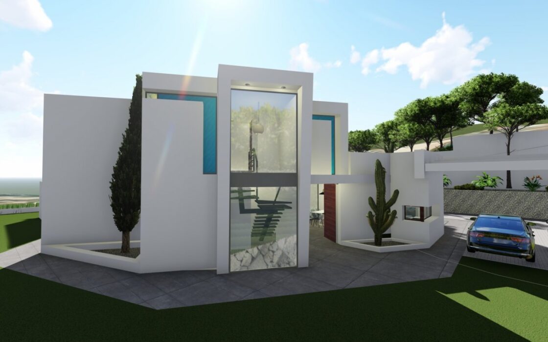 Будинок в Кальпе 279 кв.м з видом на море та басейном