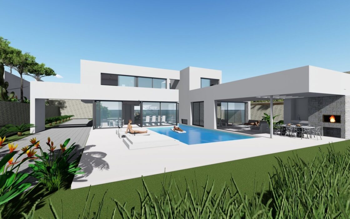 Будинок в Кальпе 369 кв.м з терасою та видом на море