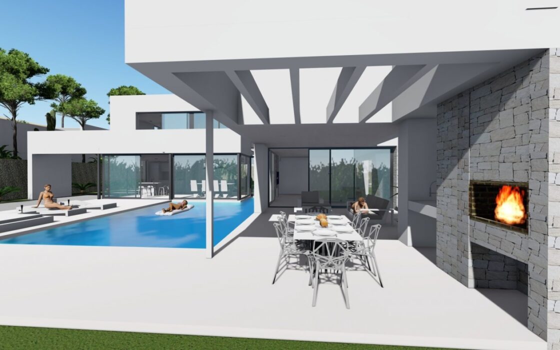 Будинок в Кальпе 369 кв.м з терасою та видом на море