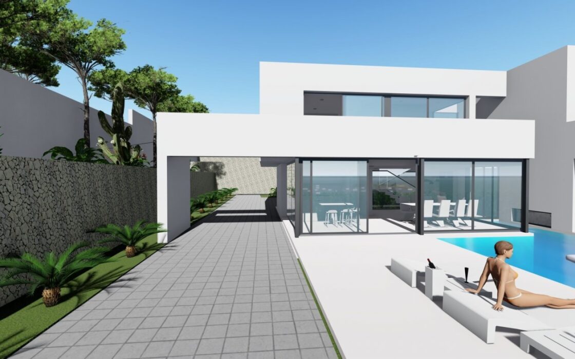 Будинок в Кальпе 369 кв.м з терасою та видом на море