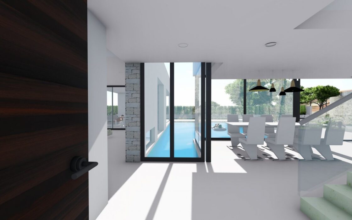 Будинок в Кальпе 369 кв.м з терасою та видом на море