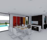 Будинок в Кальпе 265 кв.м з видом на море та басейном