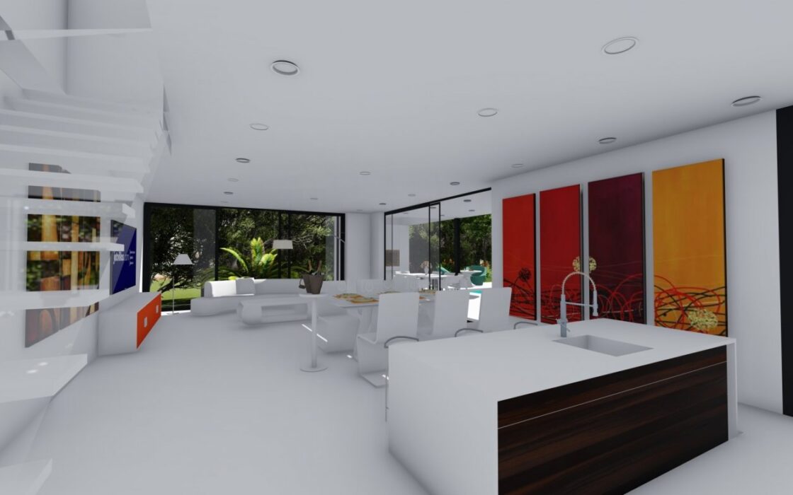 Будинок в Кальпе 265 кв.м з видом на море та басейном