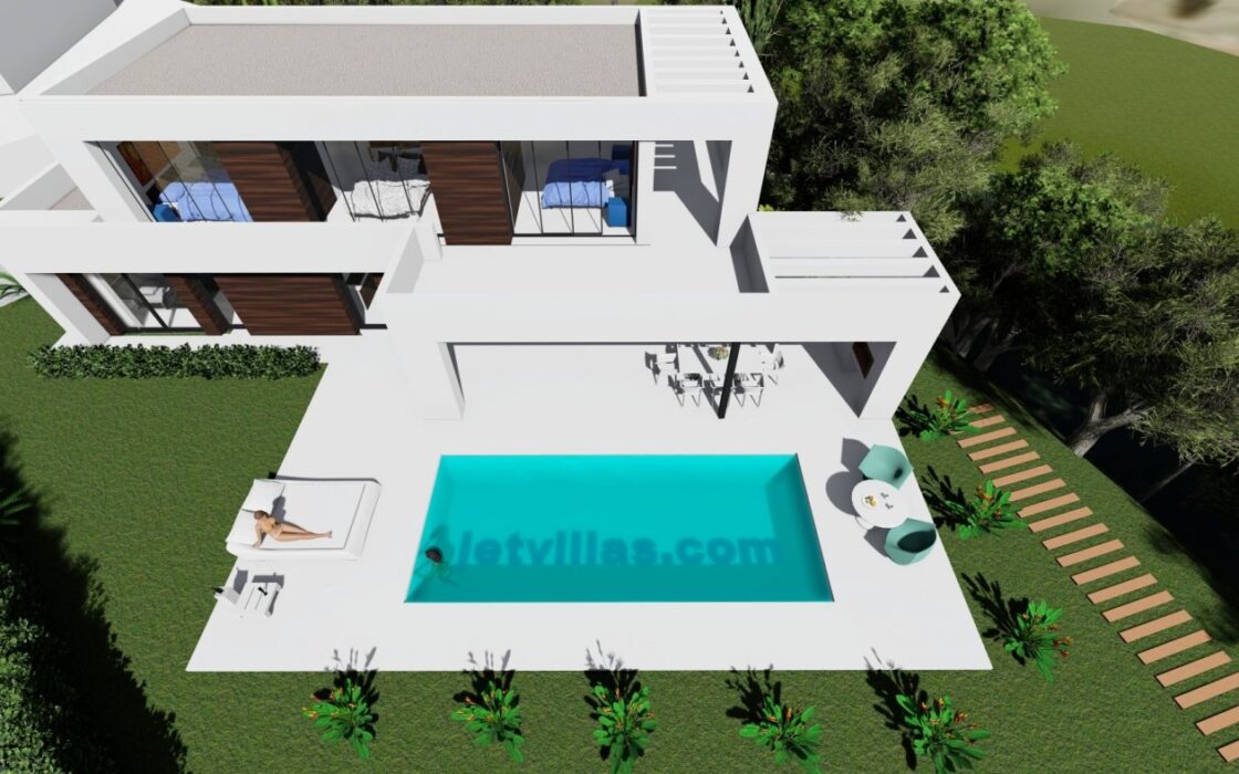 Будинок в Кальпе 265 кв.м з видом на море та басейном