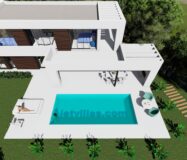 Будинок в Кальпе 265 кв.м з видом на море та басейном