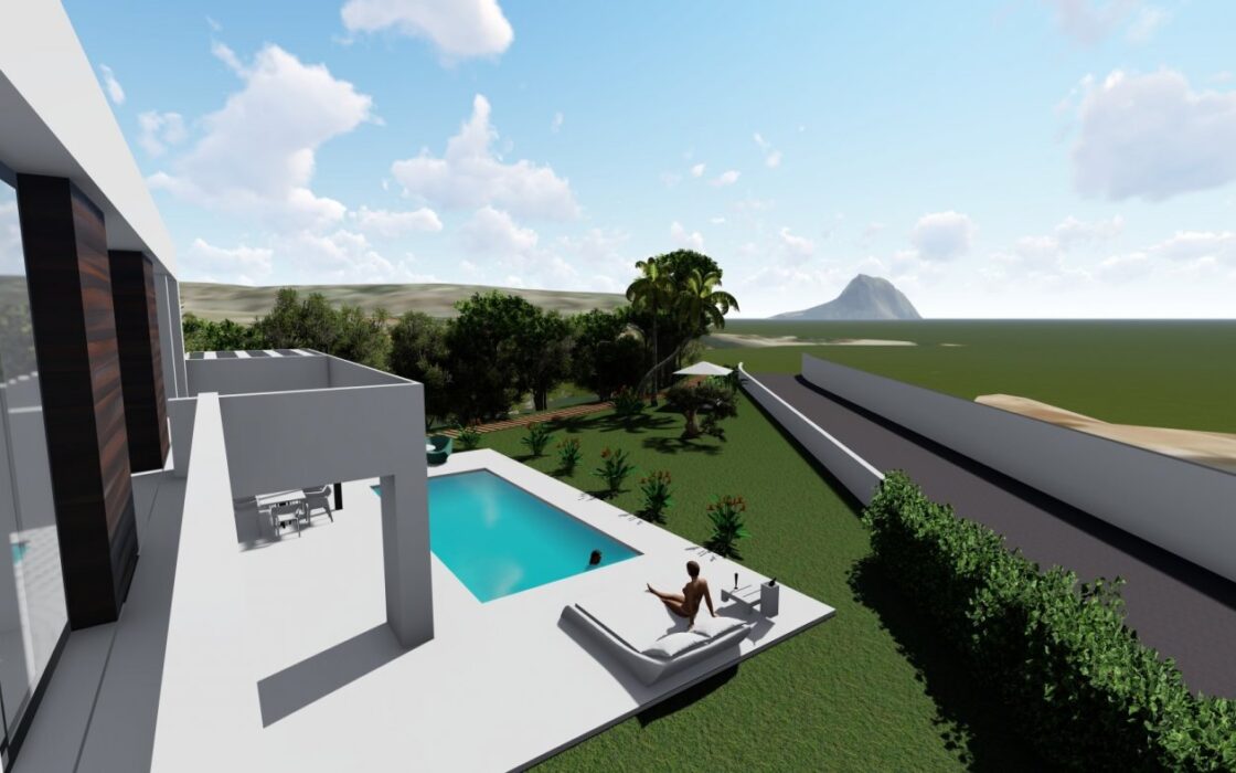 Будинок в Кальпе 265 кв.м з видом на море та басейном