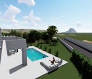 Будинок в Кальпе 265 кв.м з видом на море та басейном