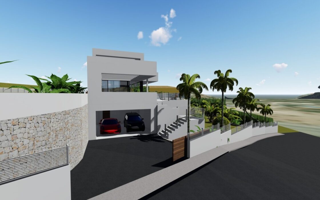 Будинок в Кальпе 409 кв.м з терасою та видом на море