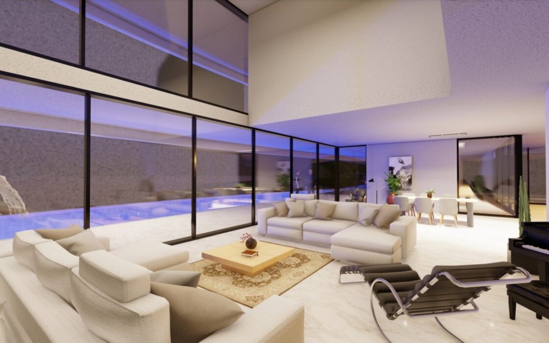 Будинок в Moraira 825 кв.м, 5 кімнат, вид на море, новобудова