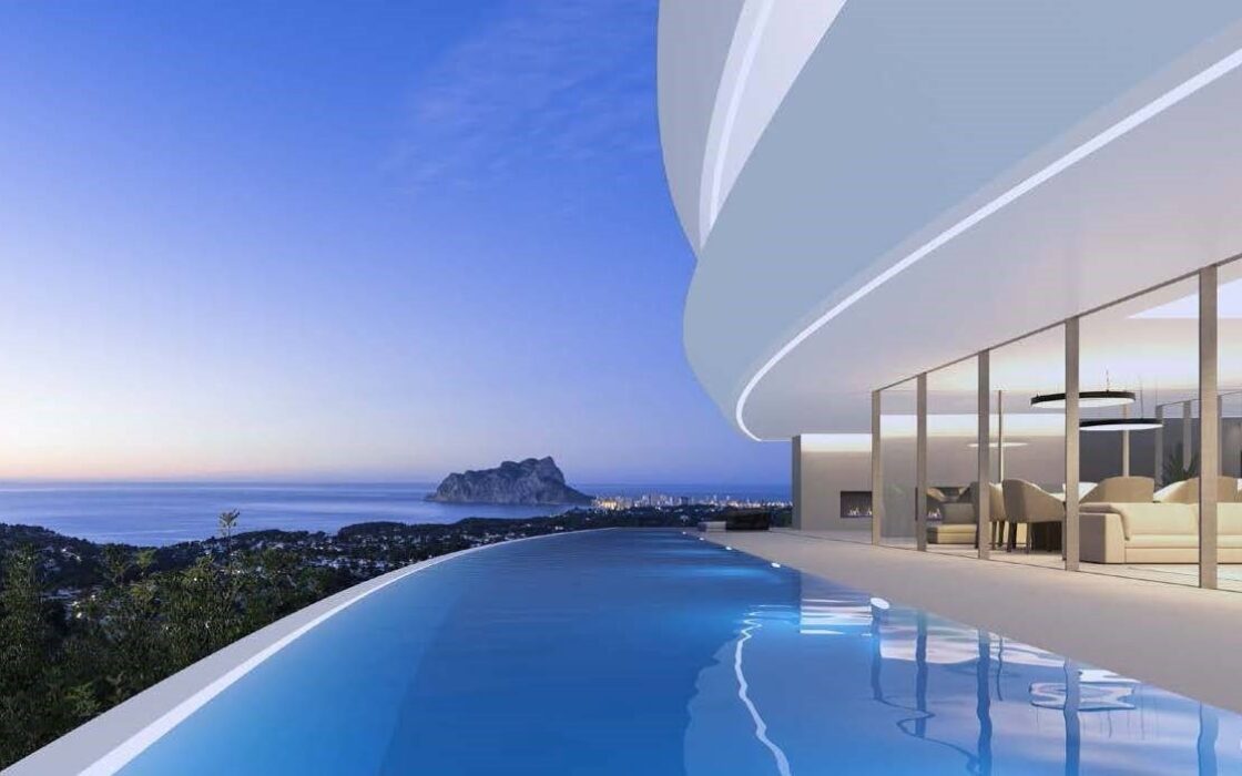 Будинок в Moraira 825 кв.м, 5 кімнат, вид на море, новобудова