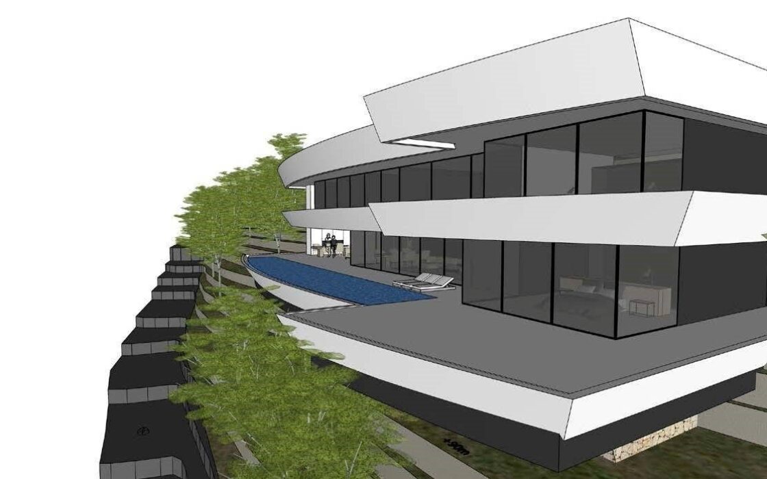 Будинок в Moraira 825 кв.м, 5 кімнат, вид на море, новобудова