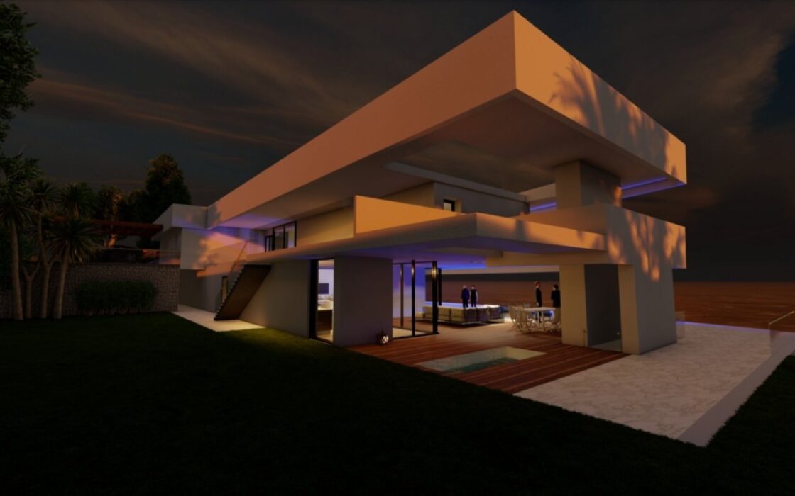 Будинок в Moraira 825 кв.м, 5 кімнат, вид на море, новобудова