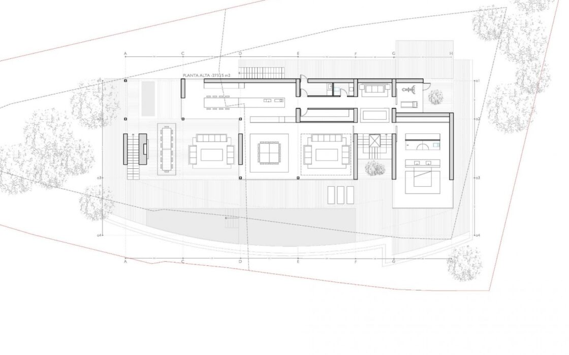 Будинок в Moraira 825 кв.м, 5 кімнат, вид на море, новобудова