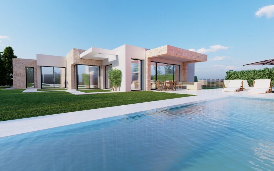 Будинок біля моря в Беніссі 164 кв.м з басейном та терасою