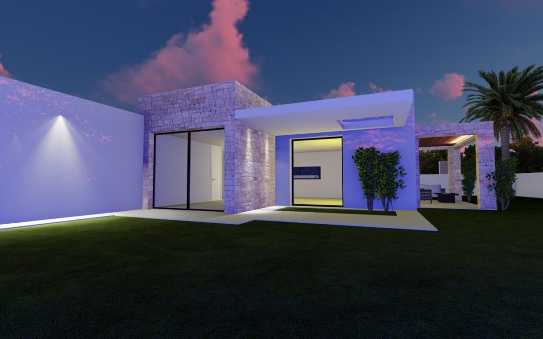 Будинок біля моря в Беніссі 164 кв.м з басейном та терасою