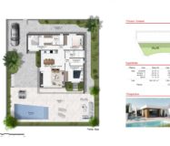 Новые виллы с 3 спальнями на гольф-курорте Мурсия