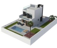 Дом в La Nucía 167 кв.м с бассейном в 5.5 км от моря