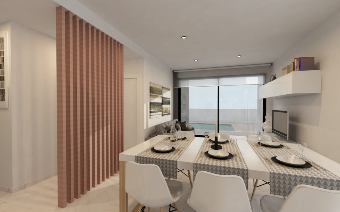 Дом в La Nucía 167 кв.м с бассейном в 5.5 км от моря