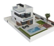 Дом в La Nucía 167 кв.м с бассейном в 5.5 км от моря